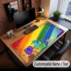 Custom Name Text Big Mouse Pad,Numberblocks Soft Non Slip Extended Desk Mat For Home Office
