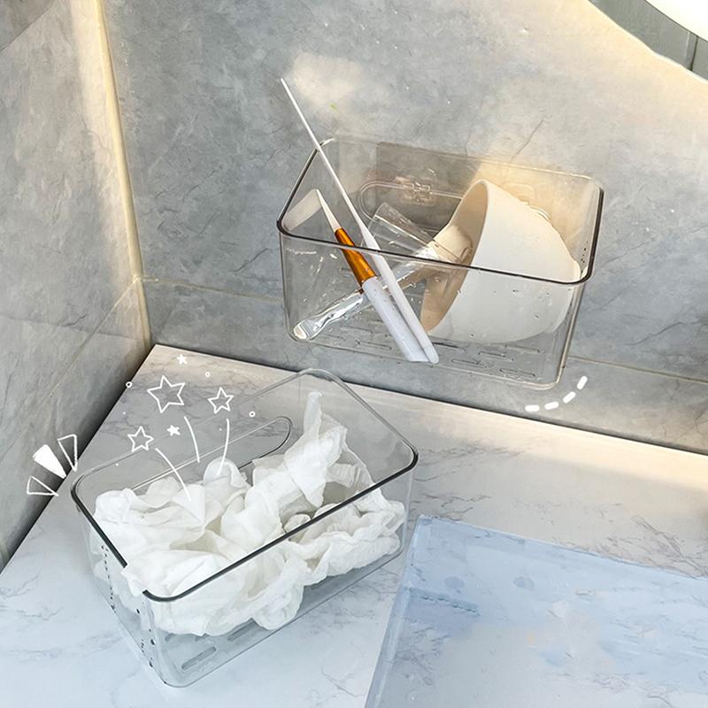 

Полотенце для лица, диспенсер для влажных салфеток, ванная комната, туалет, настенное крепление, прозрачный контейнер, ящик для хранения, органайзер для макияжа, коробки