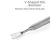 3Pcs/Set Portable Tick Removal Tool Stainless Steel Tick Remover Tool  Home Outdoor