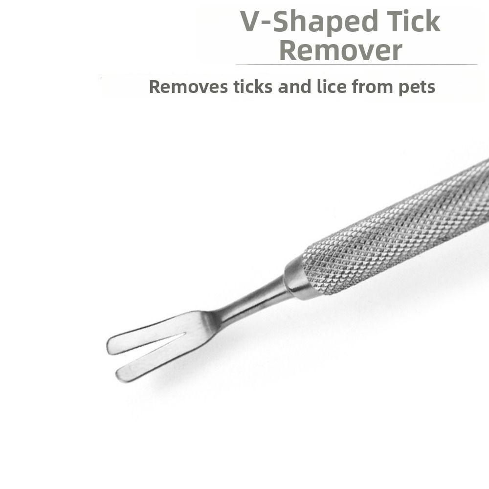 3Pcs/Set Portable Tick Removal Tool Stainless Steel Tick Remover Tool Home Outdoor