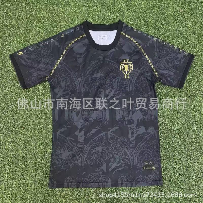 Mens Soccer Training Jersey Portugal 2026 Style CR7 B Leo Vitinha Short Sleeve Football Kit