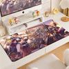 Pc Office Cabinet Hot Game Zenless Zone Zero Large NonSlip Desk Mat Kawaii Zzz Burnice White Mouse Pad Laptop Anime Girl Carpet