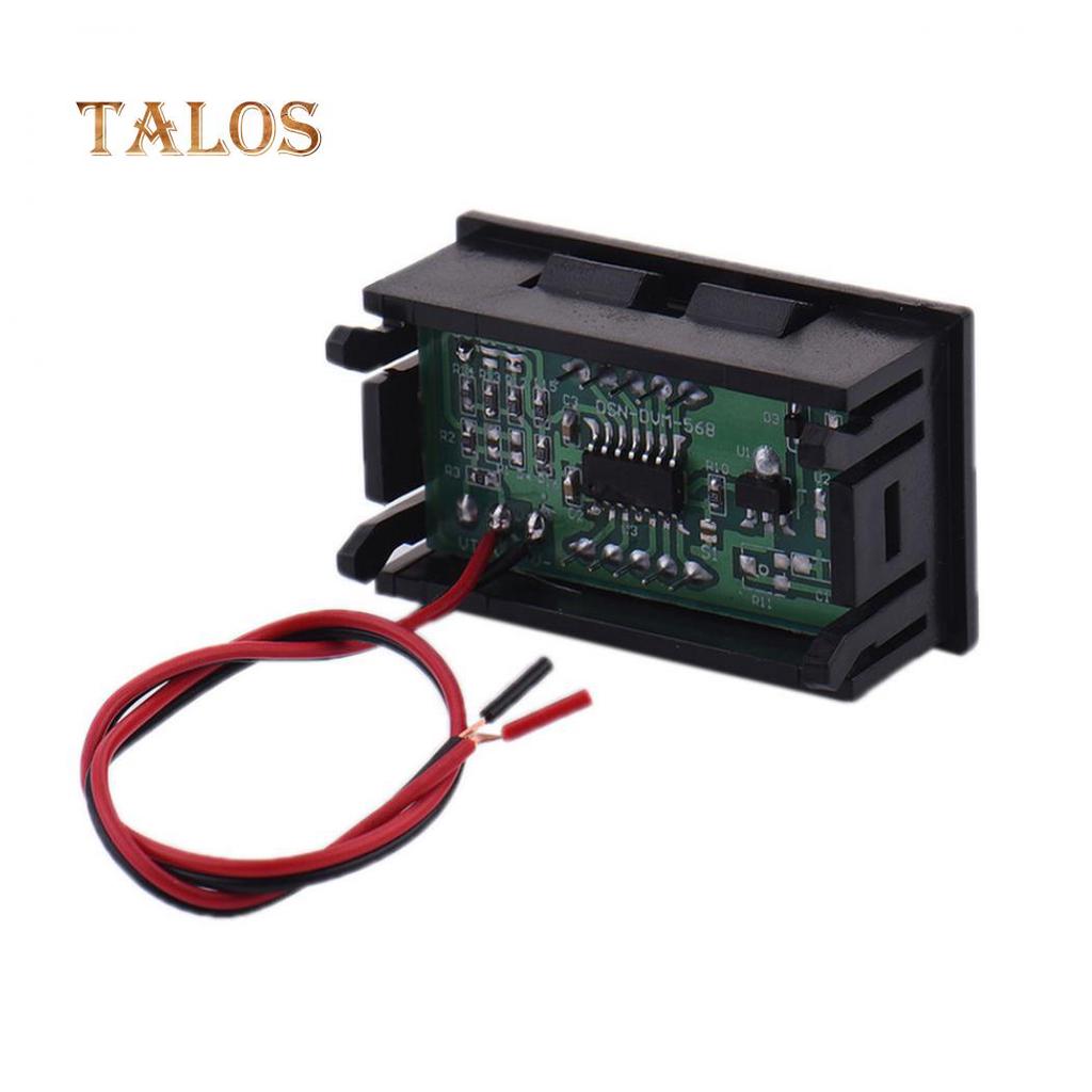 Mini Voltmetro CC 3.2-30V a Due Fili Pannello LED Display Digitale Testa Misuratore di Tensione Elettronica