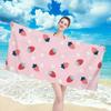 Cartoon Fruit Beach Towel Microfiber Quick Dry Bath Towel Sand Free Absorbent Beach Blanket Gym Sport Travel Swim Pool Towels