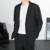 Pánské 2024 Neformální Business Sako: Jednobarevný, Volný střih, Jarní/Podzimní móda