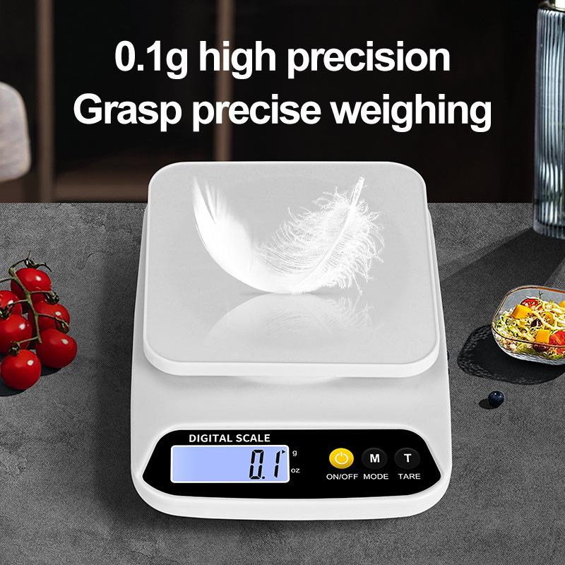 Kitchen scale electronic scale 3kg g scale 0.1g weight mini baking scale portable quasi seasoning English baking scale