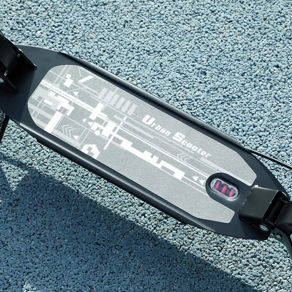 Kids Scooter with Four-Level Adjustable Handlebar, Dual Brake System, 200mm Wheels, ABEC-7 Bearings, Black