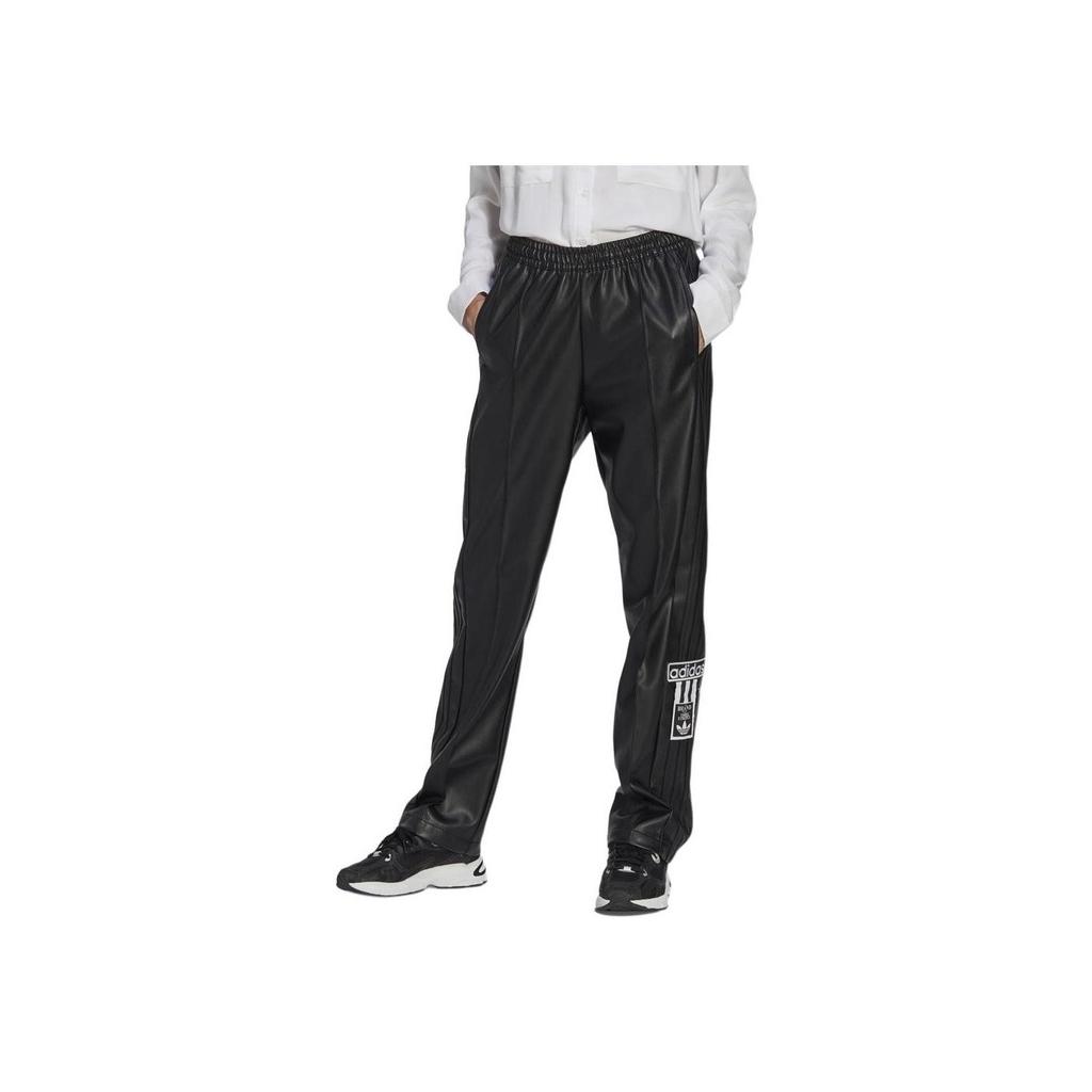 adidas Originals Adibreak Μονόχρωμο Λογότυπο Κουμπιά Κούμπωμα Παντελόνι Φόρμας Γυναικεία Κάτω Μέρη Μαύρο II6099