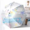 1pc Summer Ice Cream Cinnamoroll Pattern Pattern Automatic 3-Fold Umbrella, 8 Iron Frames, High-Value Folding Umbrella, Suitable for Office, Travel an