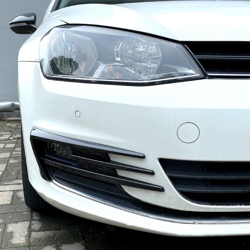 Applicable Volkswagen Golf MK7 2013-2016 Front wind knife fog lamp decorative sticker trend car sticker modification