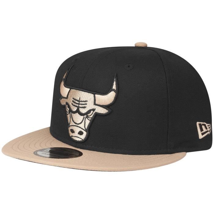 Casquette Snapback - New Era - 9Fifty - CHAMPS Chicago Bulls - 100% polyester - Noir