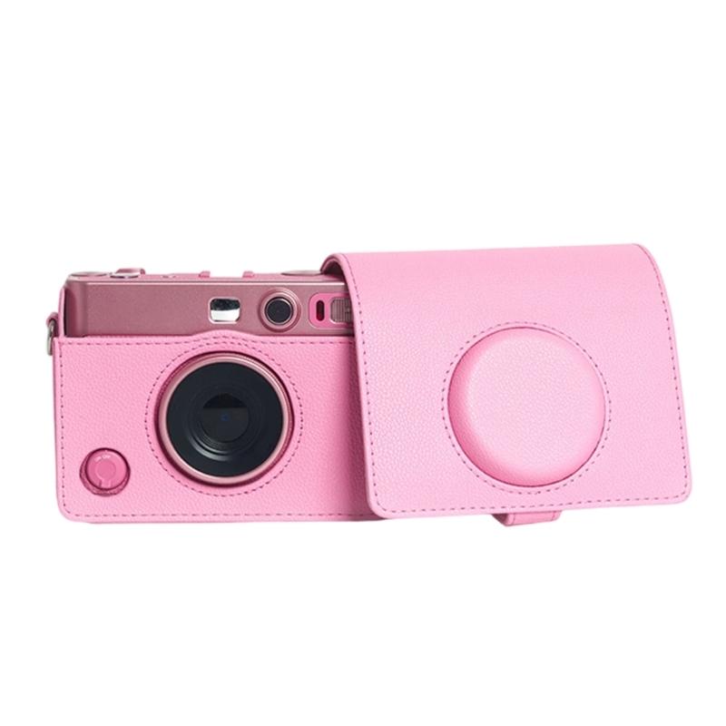 Stylish PU Leather Camera Bag for MiniEVO Camera Case Shoulder Bag with Soft AntiScratch Lining for Travel Photography