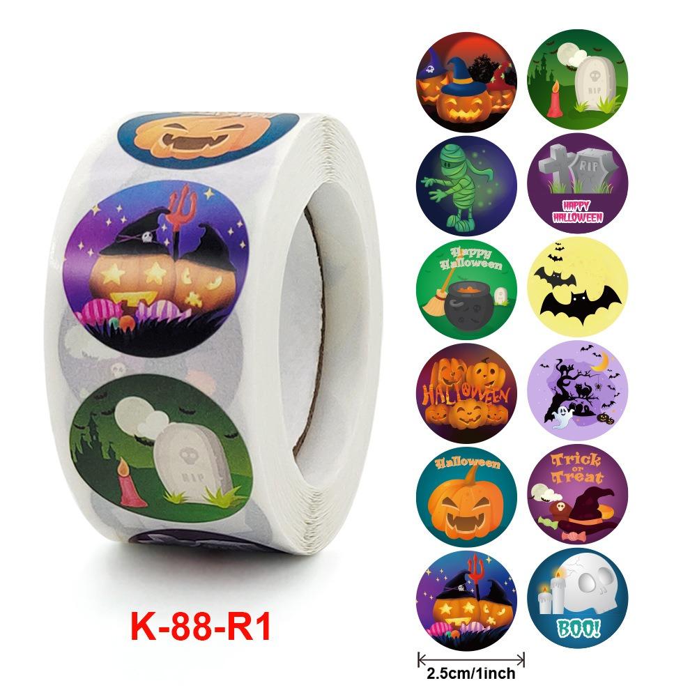 Ghost Sticker High Quality Spooky Pumpkin Carving Gift Wrap Stickers Unique Rich And Colorful Candy Halloween Stickers
