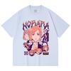 230 Gsm 100% Cotton Jujutsu Kaisen V16 Nobara Print Unisex Heavy Cotton T Shirt