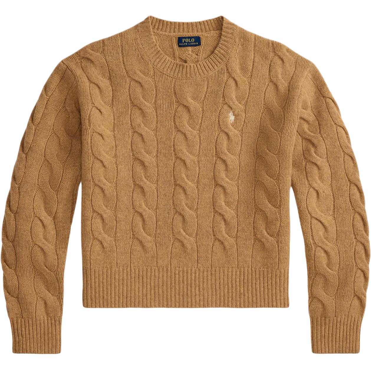 

Женский свитер Polo Ralph Lauren однотонный с прямым вырезом под горло 211A91216-005 S