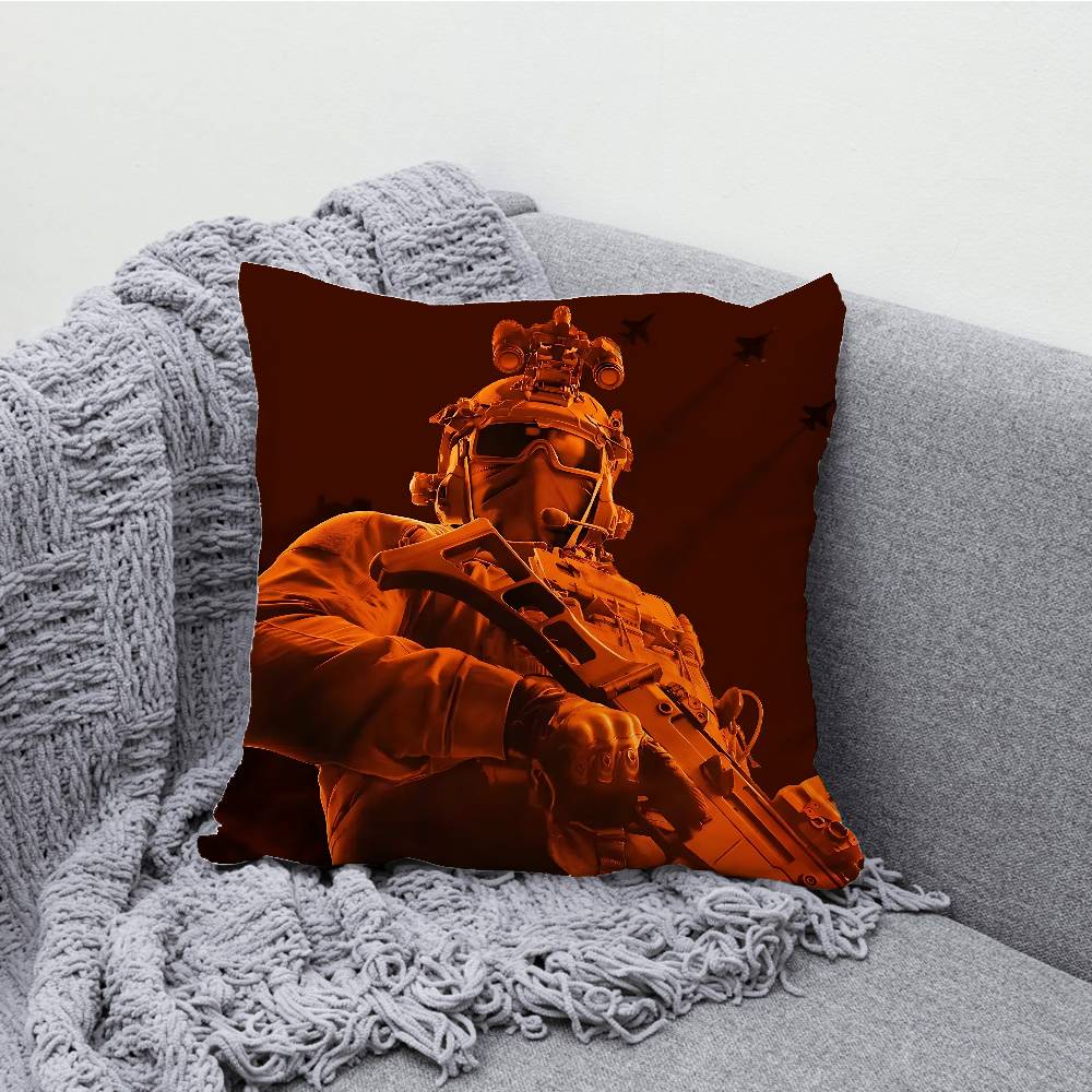 B-Battlefield 6 Pillowcases Bedroom Living Room Sofa Home Decor Polyester Cushion Cover with Zipper
