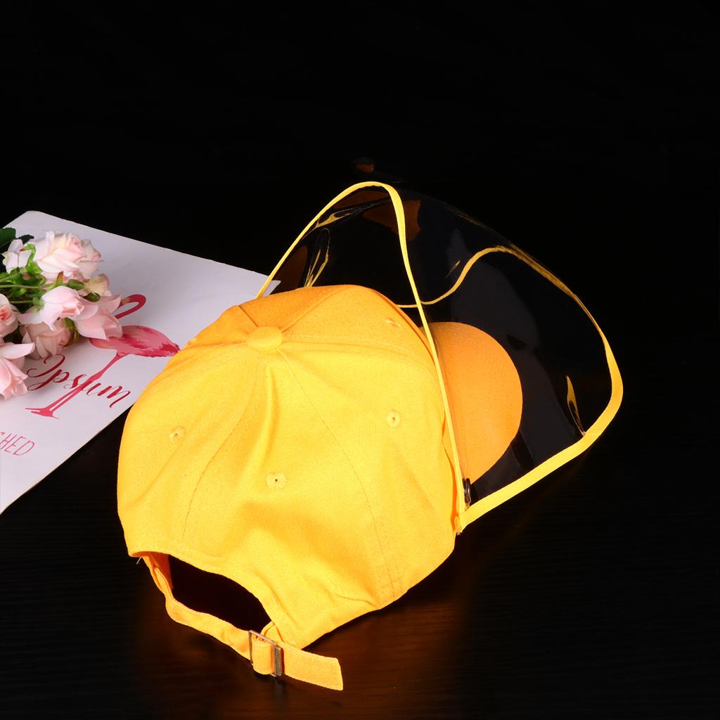 Buy 1Pc Detachable Visor Baseball Cap Hat Windproof Anti Droplet Face ...