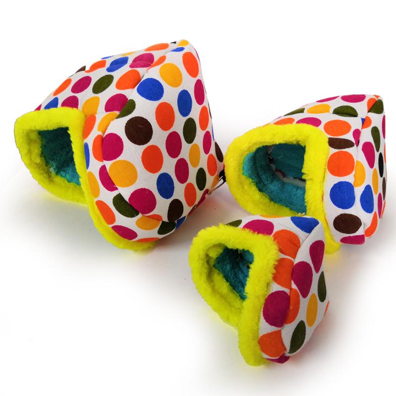 Bird Warm Cage Hamster Plush Nest Parrot Semi-enclosed House Small Pet Winter Bed Budgerigar Accessories Guinea Pig Sleeping Bag