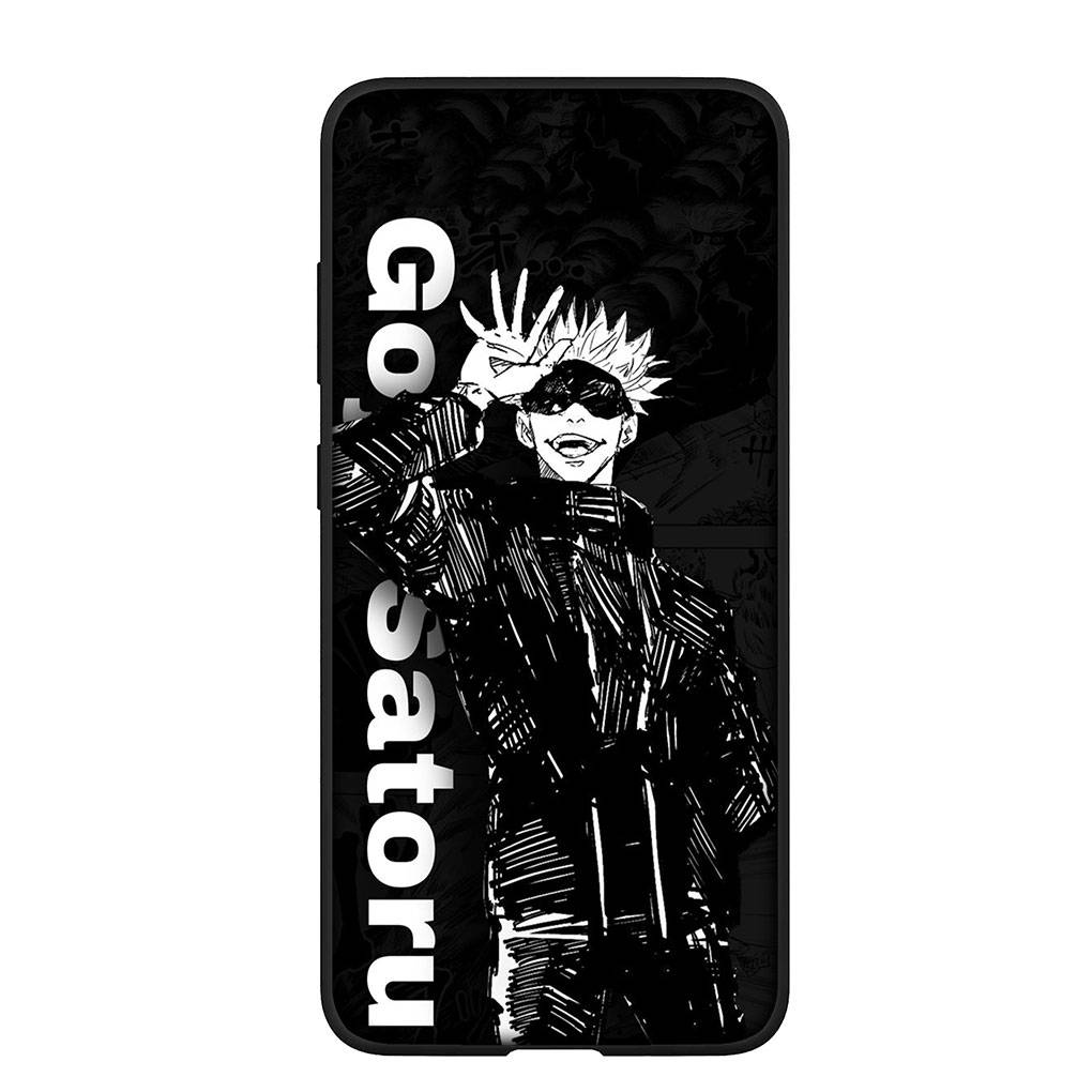 

Чехол для телефона Samsung Galaxy S25 S24 S23 iPhone 16 15 Xiaomi Redmi Note 14 13 12 16E X 11 Pro Max Moto Huawei Comics Gojo Satoru Jujutsu Kaisen Cover for iPhone 12 Mini болюс