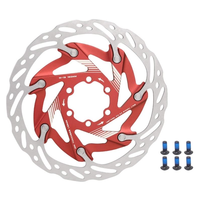 

Centerlock Disc Brake Rotor 160mm Bicycles Disc Brake Rotor Hollow Center Lock Mountain Bike Brakes Rotor Easy to Use