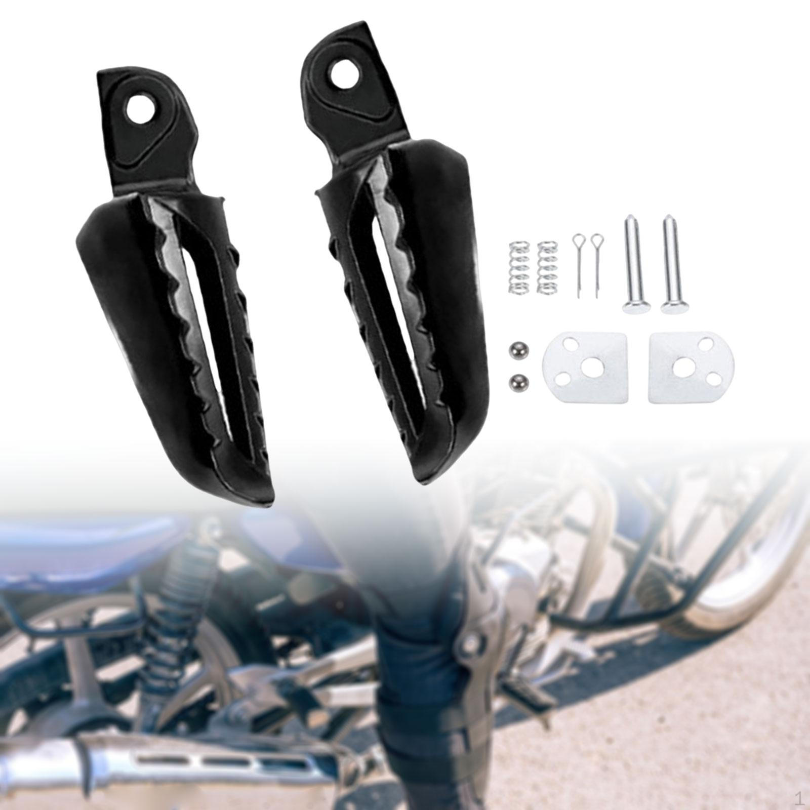 

2 шт. складные педали для ног складные подножки мотоциклетные высокопрочные подножки для скутера