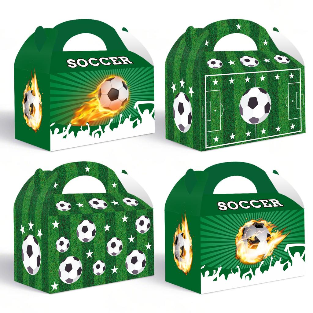 6-Piece Football-Themed Decorative Gift Box World Cup Boys' Sports Birthday Portable Box Custom Gift Box