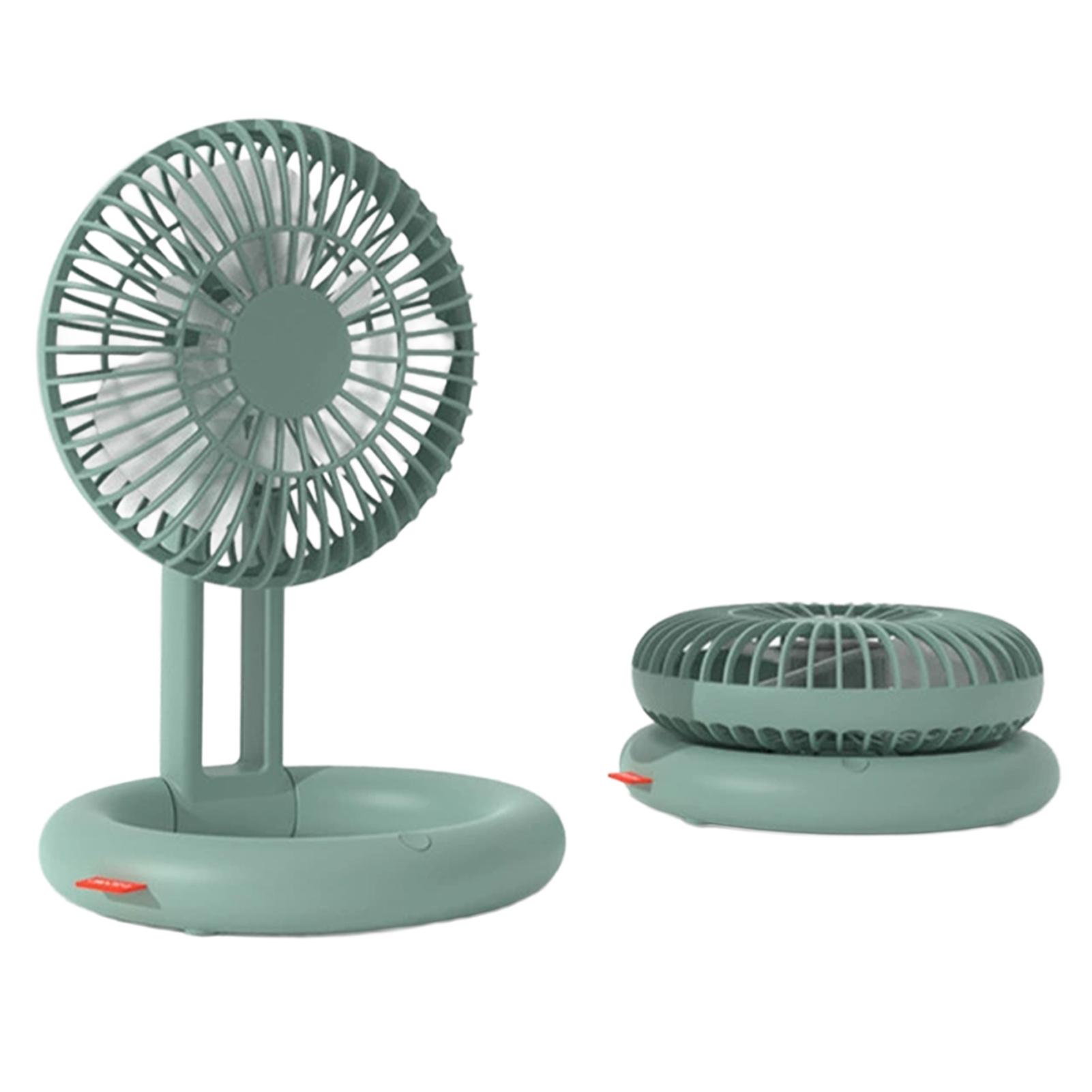 

Portable Folding USB Rechargeable Mini Fan For Office Travel Home Use ABS Material Adjustable Wind Speed
