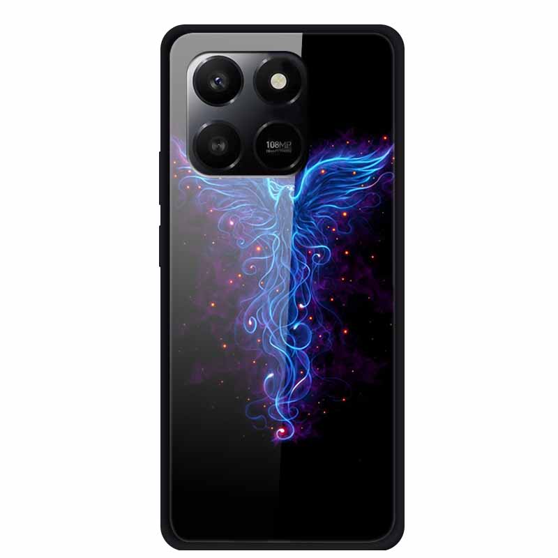 6.77" Glass Back Cover For Honor 400 Smart X7d 2025 Case Tempered Glass Case For Honor Play 10T 5G Case Protective Fundas Shells