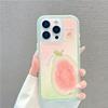 Ins Wind Dopamine Frame Transparent iPhone11Pro Mobile Phone Protective Case Gradient Guava Fruit Apple Case