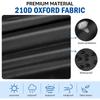 Abdeckung für klappbaren Tischtennis Tisch, 210D Oxford Stoff Wasserdicht Winddicht 64.96x27.56x72.83 Zoll Robust Reißfest