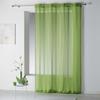 Voile Eyelet Curtain - EDEN - Sacha Collection - Tonal Stripes - 140 X 260 Cm - 8 Silver Metal Eyelets Ø4 Cm