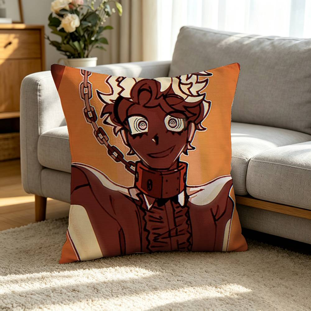 J-Jackpot Crash Course Dark Casino Thriller Square Double-Sided printed Pillow Case Bedroom Bedside Pillow Sofa Cushion Cover