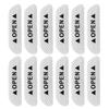 Reflective Sticker for Car 12 Pcs Silver Tone Reflector Car Door Open Sign Reflective Sticker 9.5 X 2.5cm