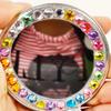 3pcs Color Self-adhesive Acrylic Crystal Sticker Drill Round Rhinestone Craft Jewels Gem Sticker for Scrapbook Diary Decoration