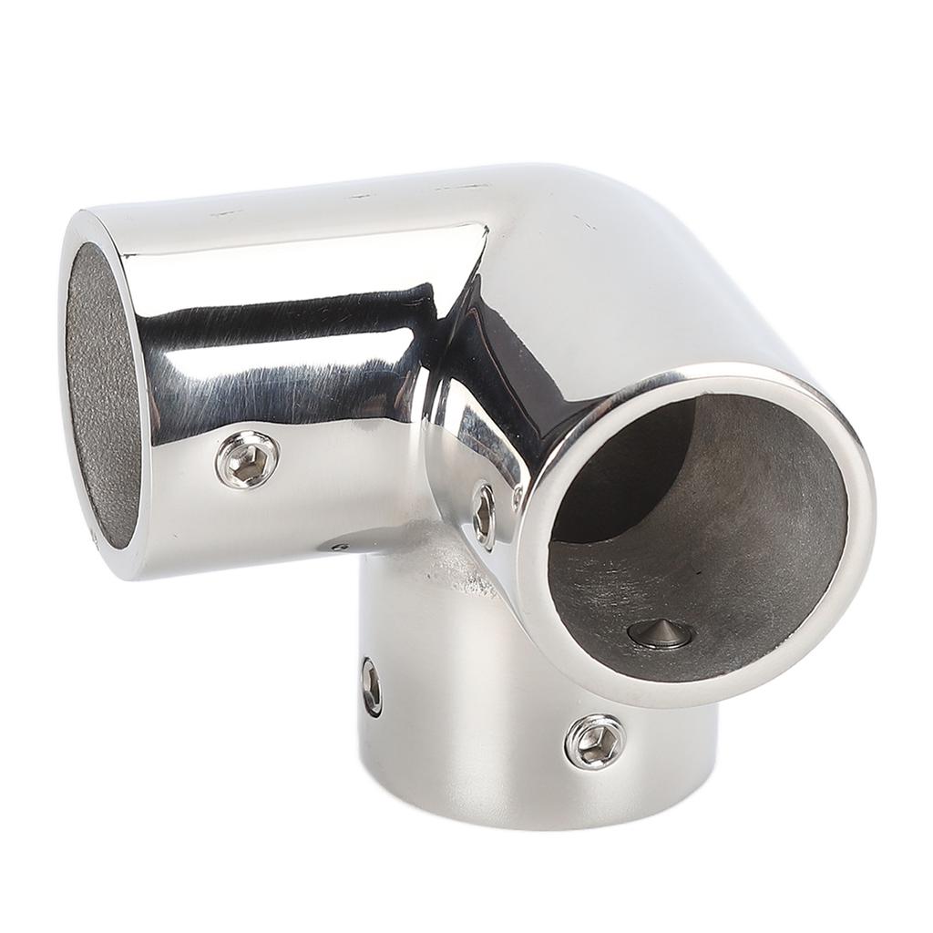 3 Way Corner Tee Joint 316 Stainless Steel Mirror Polished Yacht Hand Rail Elbow Pipe Fittings