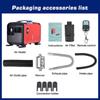 12V 8KW Car Parking Air Heater Portable All In One 4-hole Diesel Heater Remote Control Car Winter Warmer For RV Boat Household