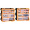 Vidaxl Organizery Z 12 Szufladkami, 2 Szt, 26,5X16X26 Cm
