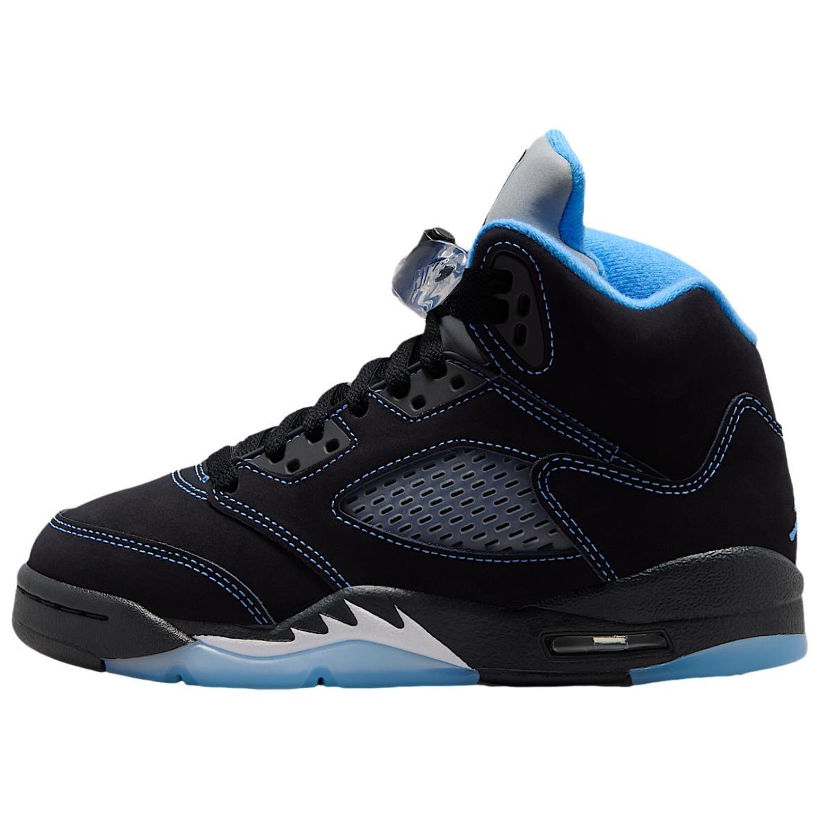 (GS) Air Jordan 5 Retro `Black