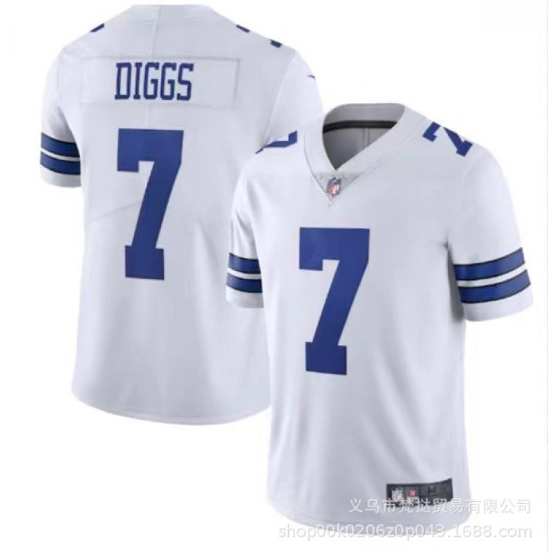 Camiseta de Fútbol Americano NFL Dallas Cowboys para Hombre Manga Corta Mezcla de Algodón Uniforme Deportivo de Equipo Rugby Baloncesto Entrenamiento
