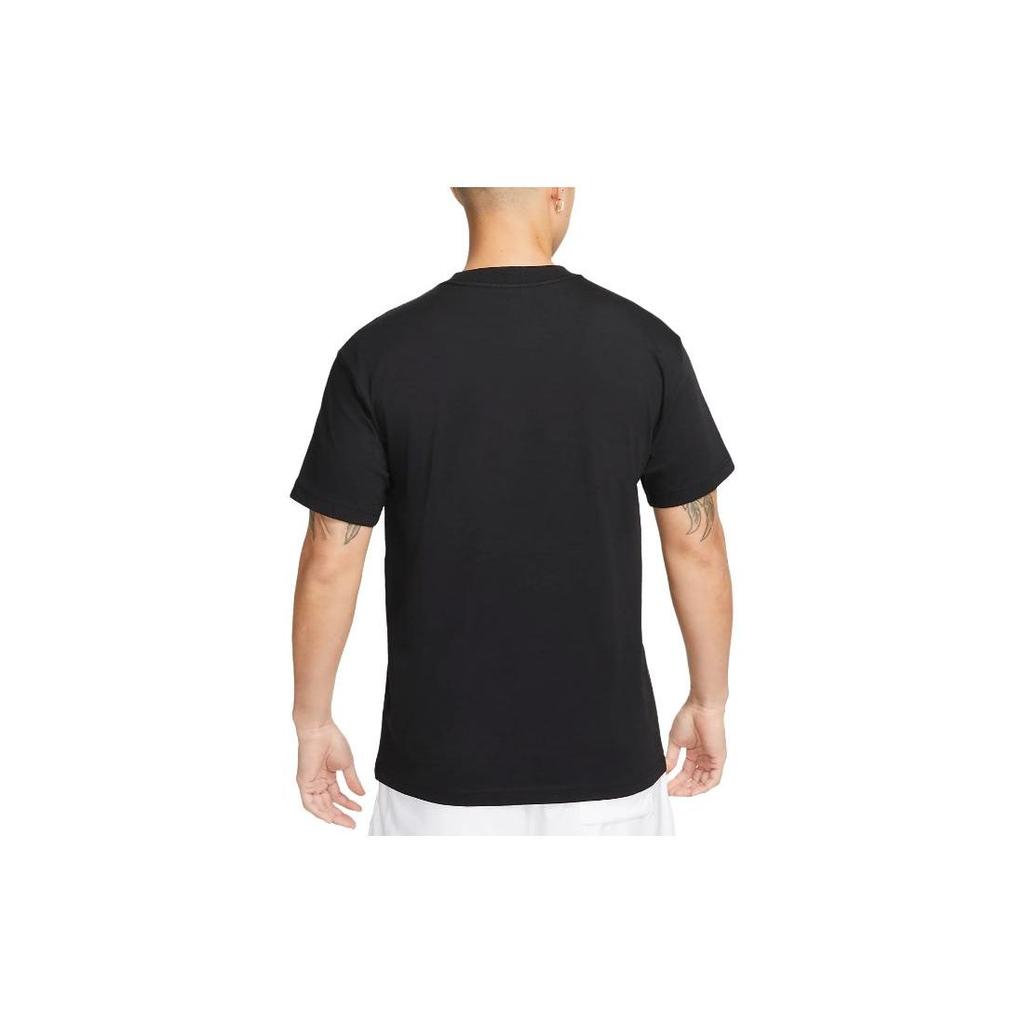 Nike Logo Print Pullover Crew Neck T-Shirt Men Tops Black DZ2887-010