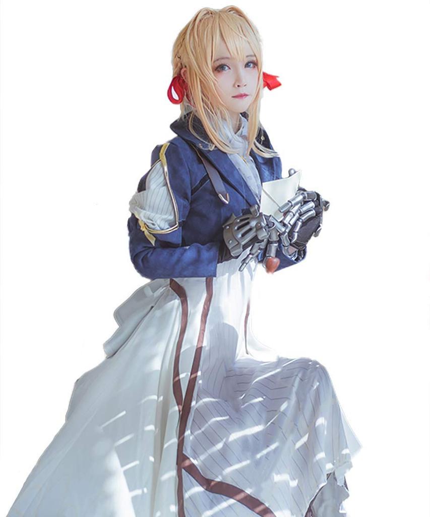 [Milky Time] Violet Evergarden Cosplay Dress with Wig