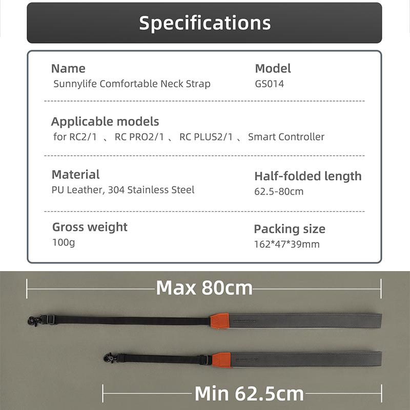 Balance Bracket Neck Lanyard for DJI Rc/2/Rc Pro/2/Rc Plus/2 Remote Control with Screen Belt for DJI Air 3/Mini 4 Pro/mavic 3Pro