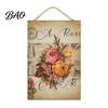 Decorative Wooden Sign Summer Hanging Sign, Welcome Front Door Decor with Yard Ornament Rope, Colorful Hanger for Seasonal Farmhouse Beach House Home