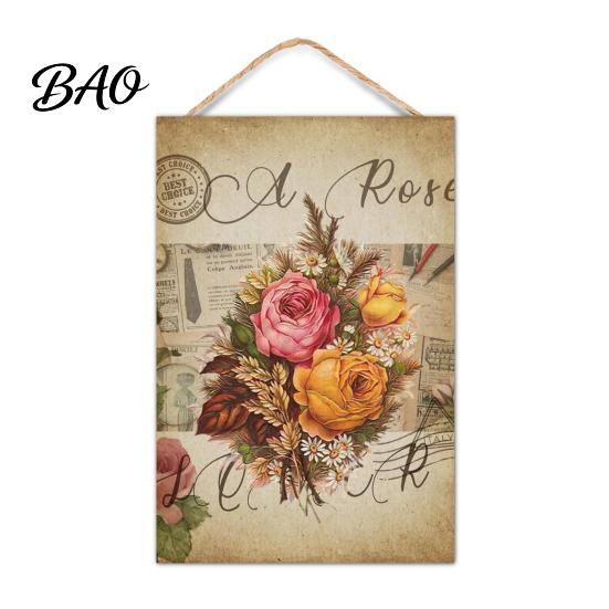 Decorative Wooden Sign Summer Hanging Sign, Welcome Front Door Decor with Yard Ornament Rope, Colorful Hanger for Seasonal Farmhouse Beach House Home