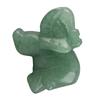 1.5inch Natural Stone Carved Elephant Crystal Figurine Home Decoration Furnishing Article (#07)