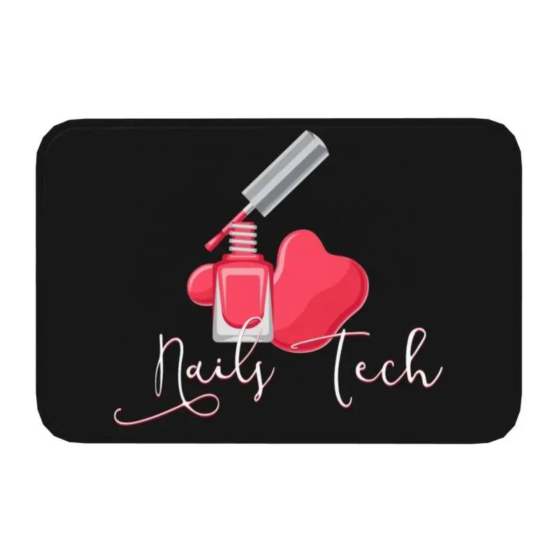 Nails Polish Eat Sleep Repeat Front Door Floor Entrance Mat Outdoor Tech Funny Quotes Bathroom Kitchen Doormat Garage Carpet Rug
