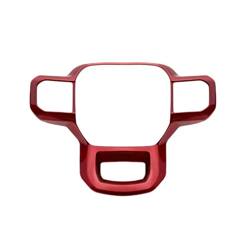 ABS Car Steering Wheel Panel Cover Trim Frame Decoration Sticker For Ford F150 F-150 -2024 Car Accessories