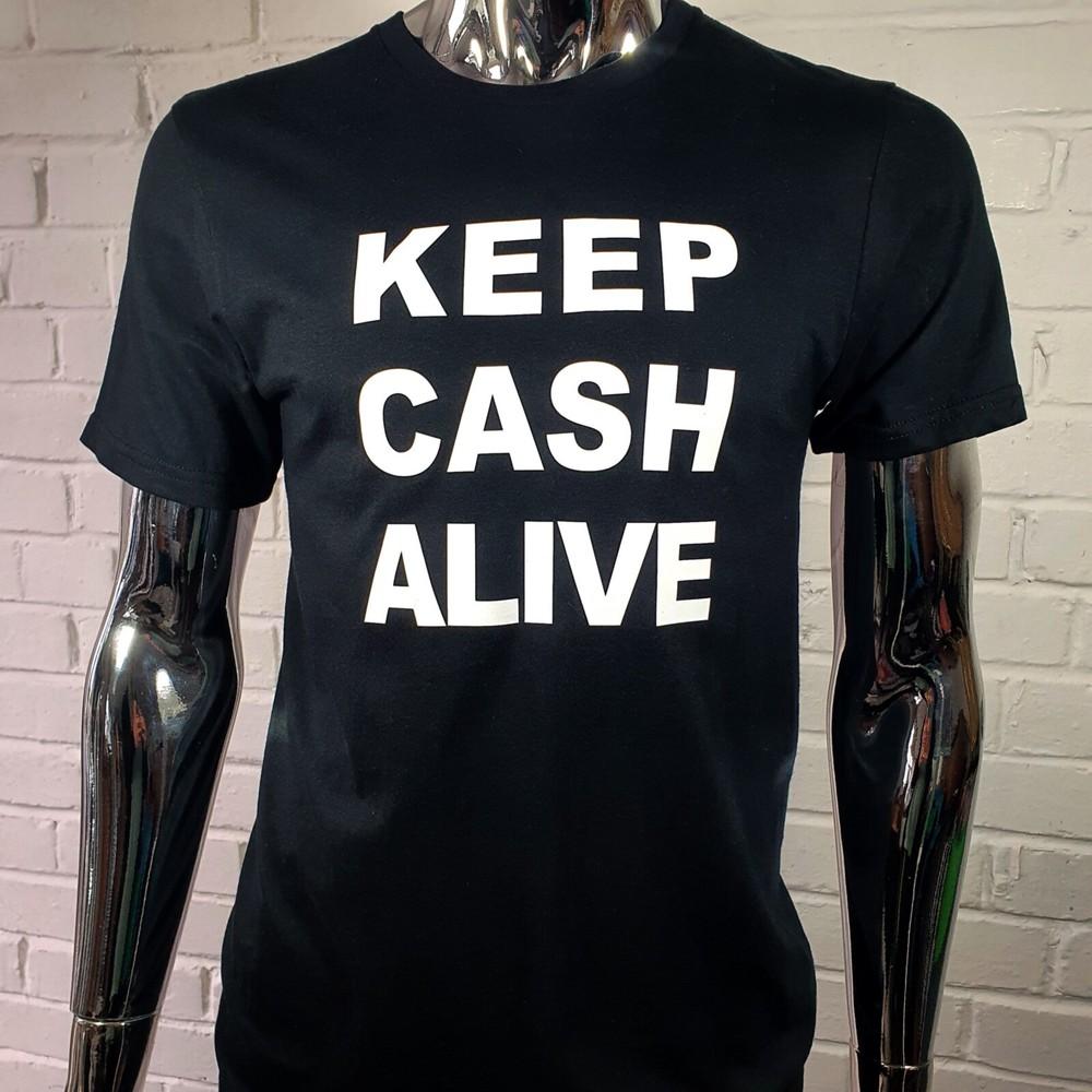 KEEP CASH ALIVE T-shirt, Stand up to Tyranny. No to Cashless Society Unisex T-Shirt XXXXL