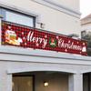 9.7ft Christmas Banner Hanging Background Porch Signs Outdoor Xmas Decor