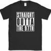 Straight Outta The 97th Wing AF T-Shirt Funny Air Flying Pilot Force Gift Tee